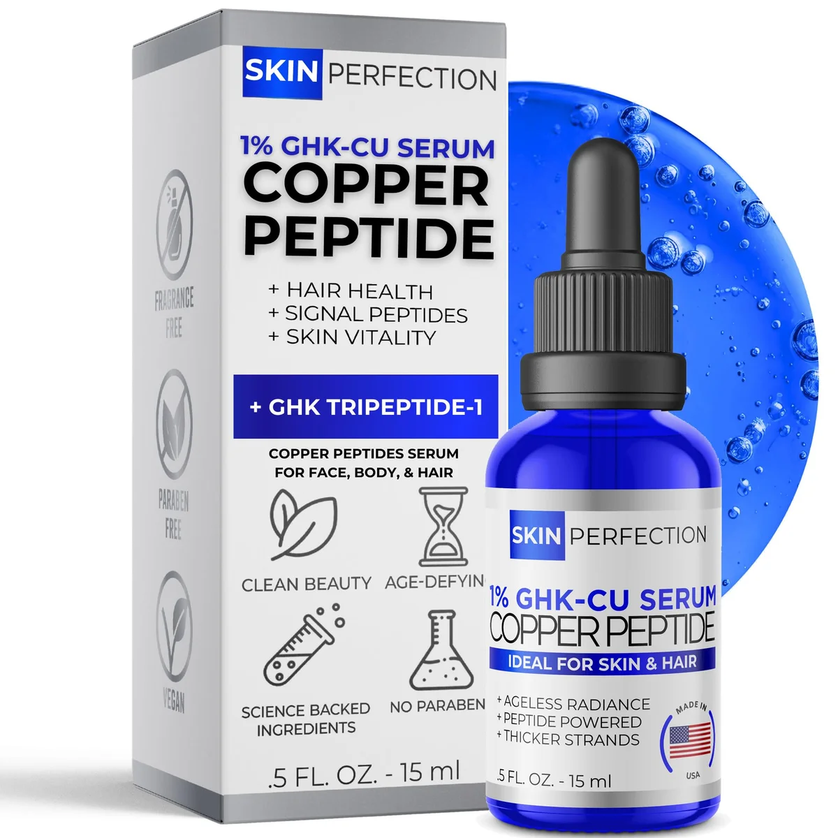Research Peptide GHK-Cu (Copper Peptide)